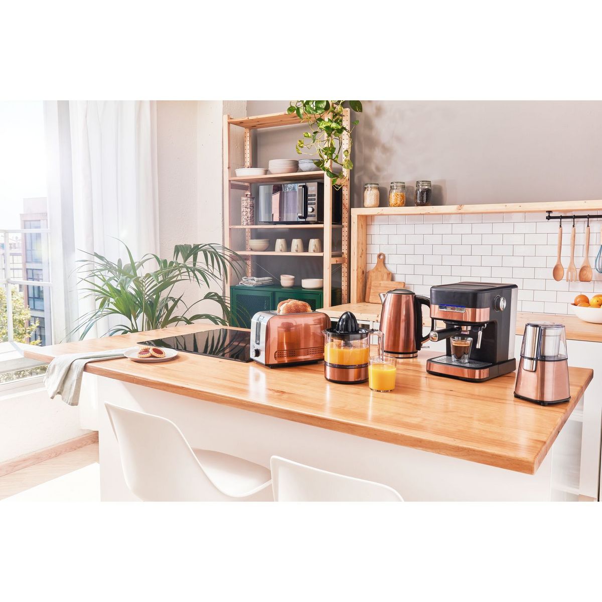 QILIVE Grille pain Q.5887 - Copper Cuivre