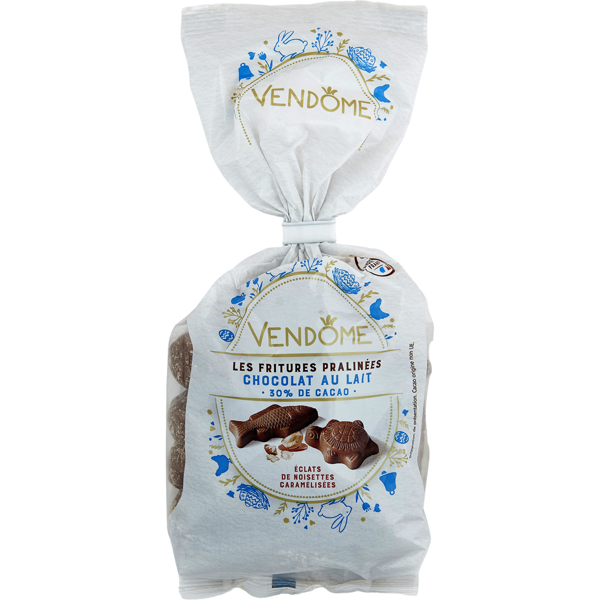 VENDOME Friture chocolats au lait praliné aux éclats de noisettes caramélisés 250g