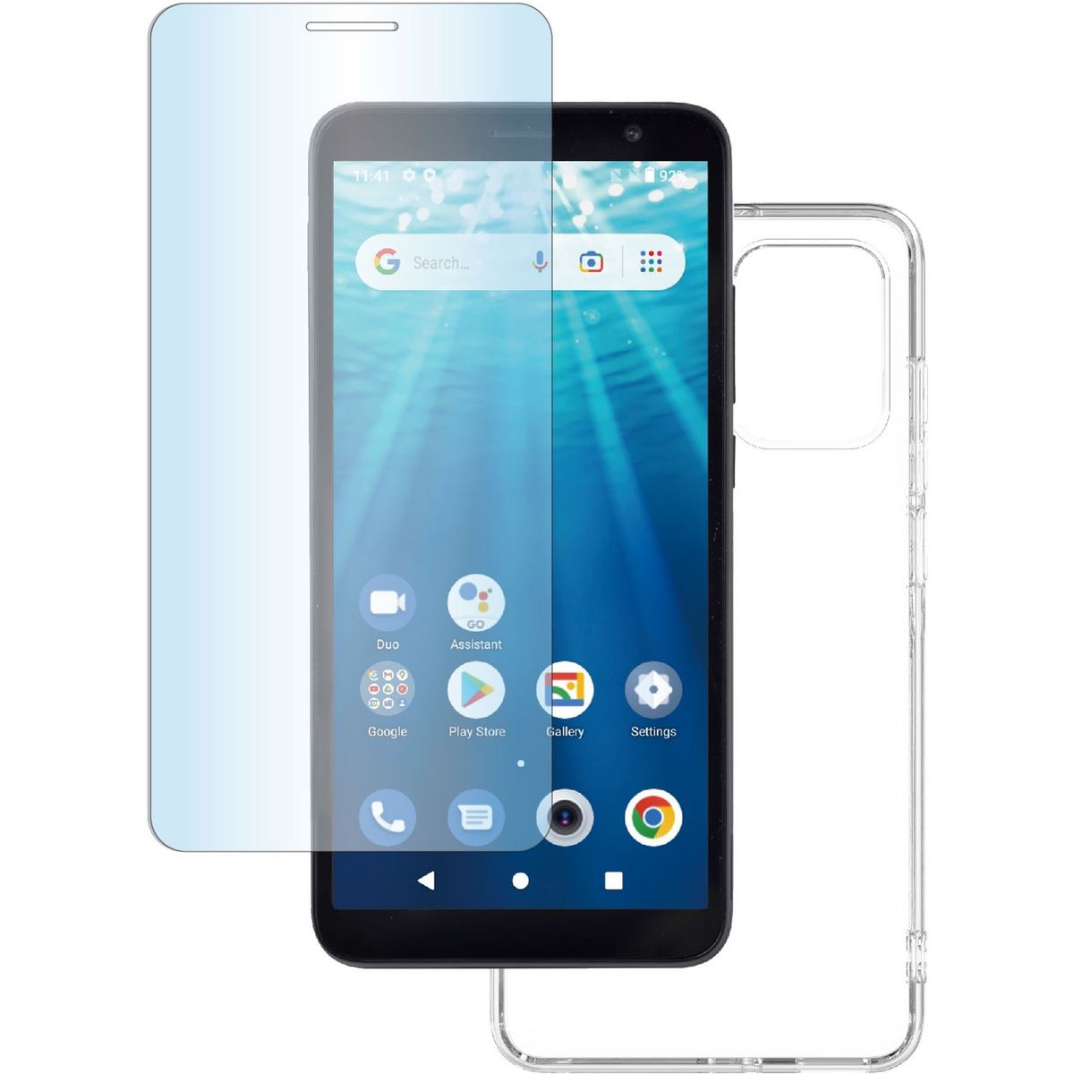 QILIVE Coque + Verre trempé pour Smartphone Qilive 6'' 4G Q2-23