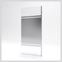 Voir la diapositive 3 : AURLANE Paroi de douche 90 cm - Bande miroir