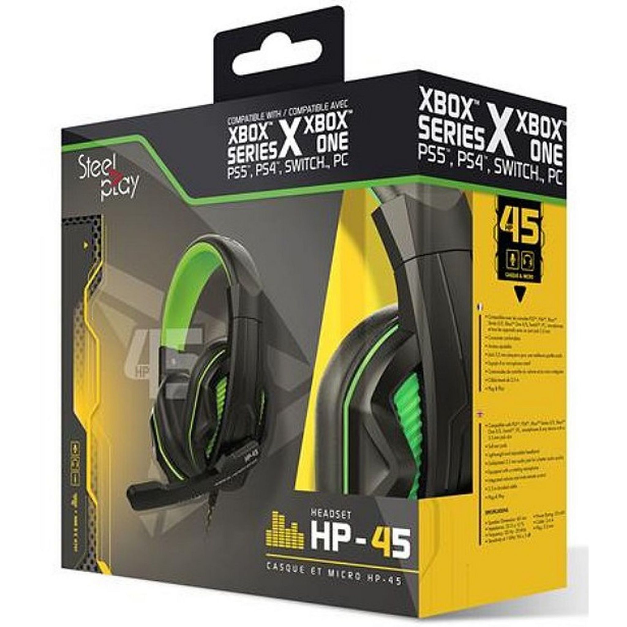 Voir la diapositive 2 : Casque Gaming Filaire HP45 Multi-plateforme