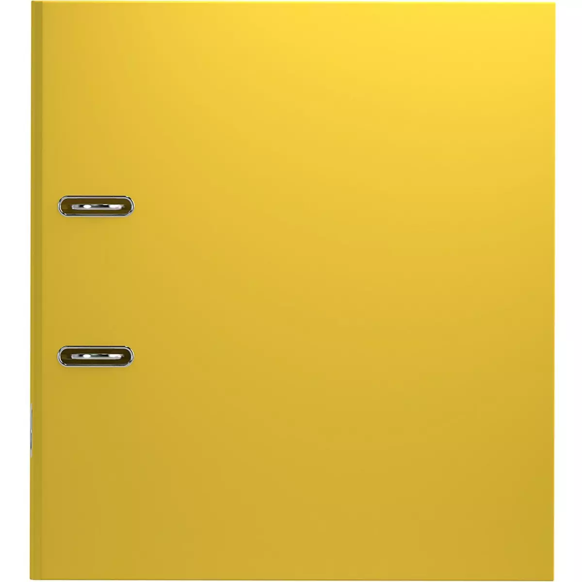 AUCHAN Classeur rigide à levier 75mm jaune