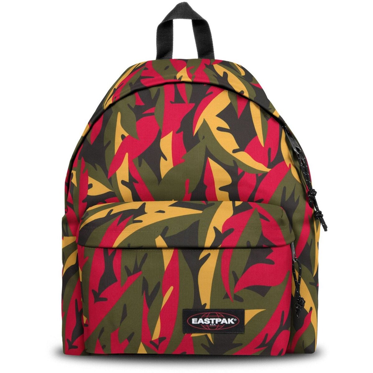 EASTPAK Sac dos 1 compartiment Padded Pak R Leaves Khaki pas