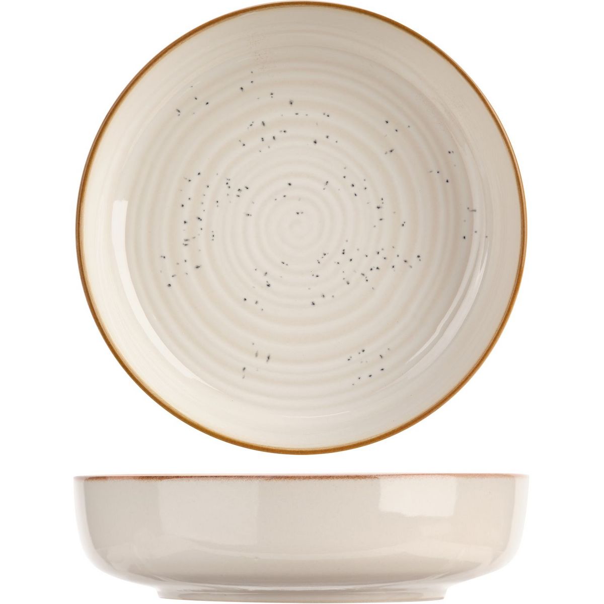 Baltic vanilla assiette creuse D18,5 x H5 cm - Lot de 6