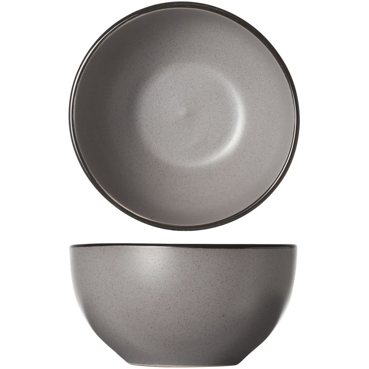 Speckle grey bol D14 x H7,2CM - lot de 6