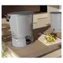 PLASTIKA SKAZA Composteur Bokashi Essential 15,3L +1Kg Brain+Base+Gris