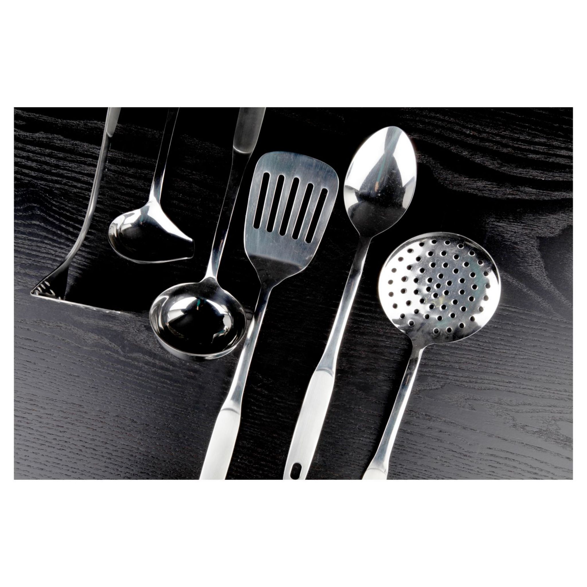 Voir la diapositive 2 : Tirana cuillère sauce 2,5MM-Acier Inoxydable