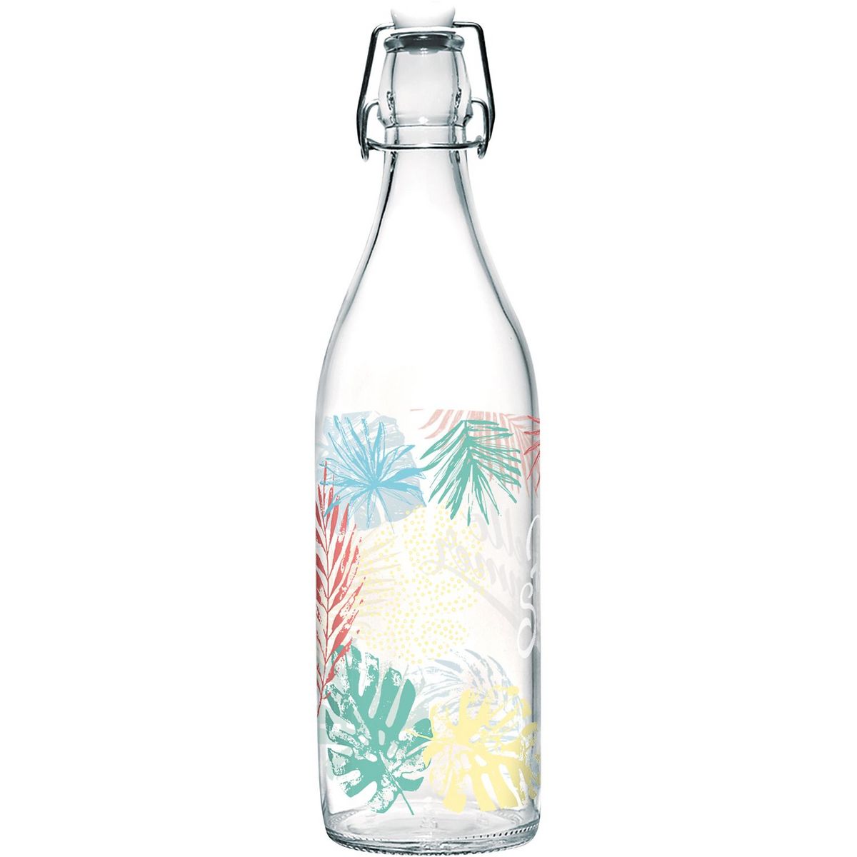 Bouteille en verre Hello Summer,1L