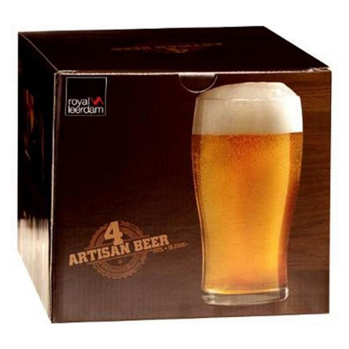 Lot de 4 verres à bière 57 cl pinte