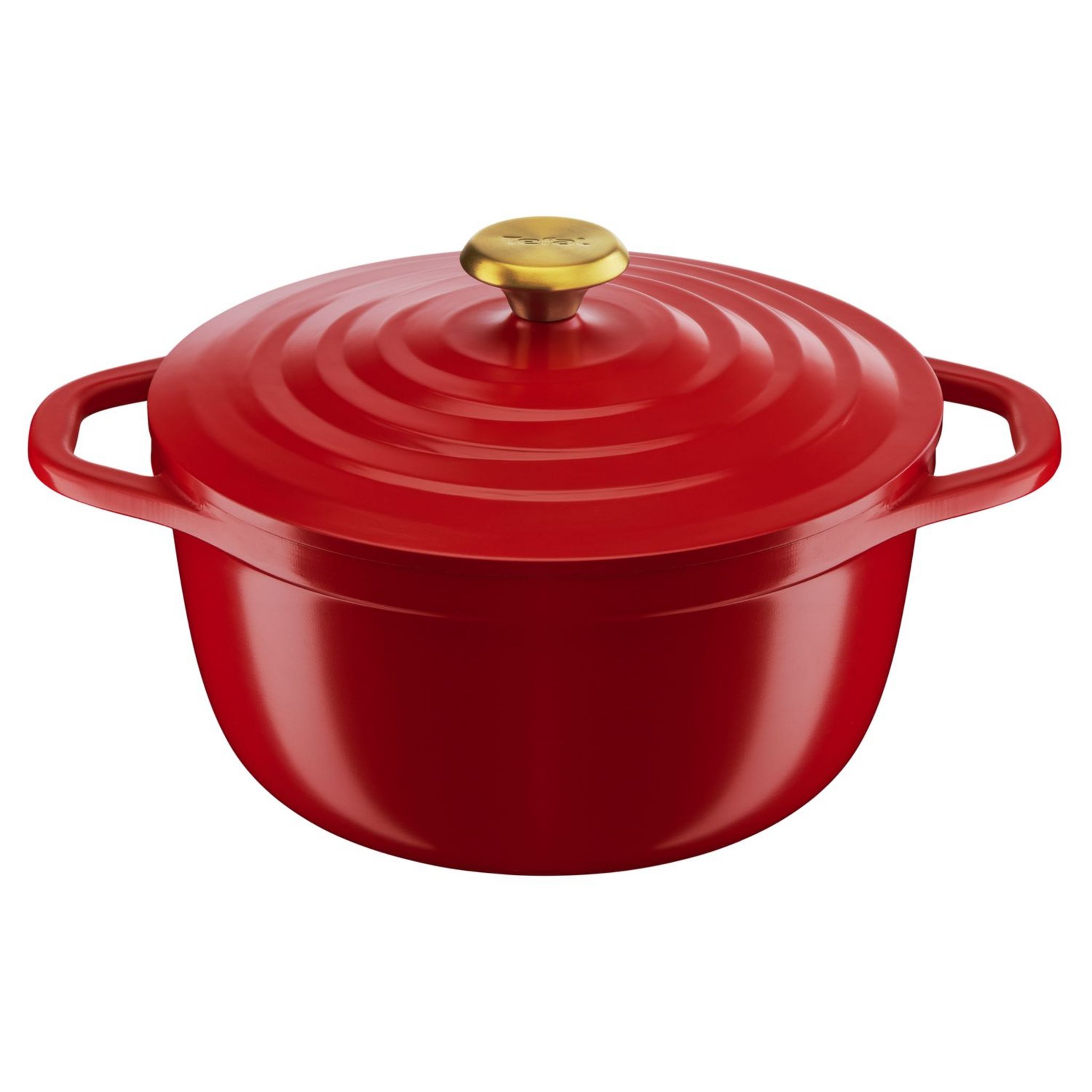 Cocotte Tefal Air Soft Light 24 Cm – Tous Feux Dont Induction – Rouge