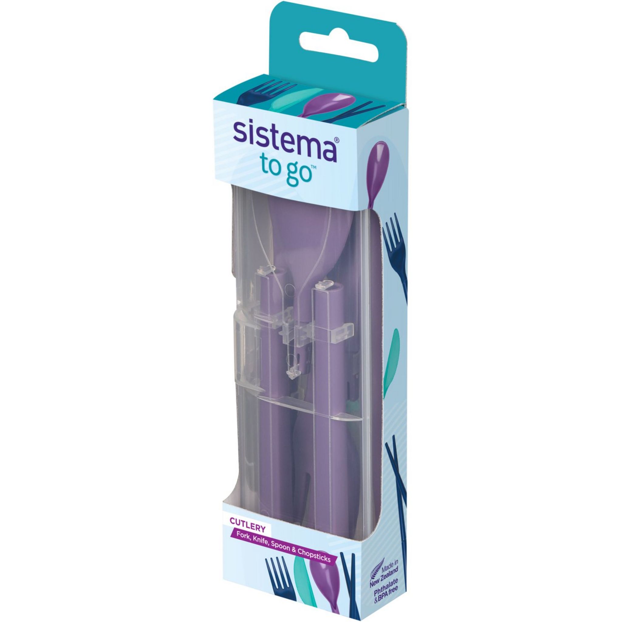 SISTEMA Set de couverts avec baguettes To Go