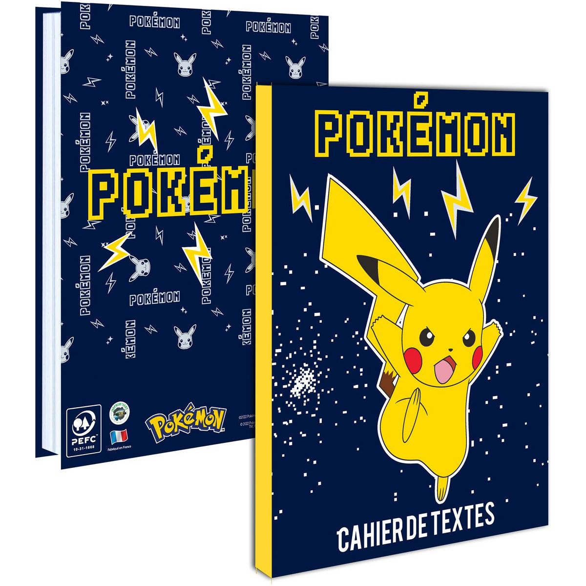 POKEMON Cahier de texte 15.5x21.5cm