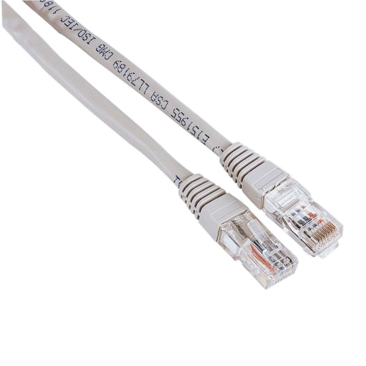 SELECLINE Cable Ethernet RJ45  1M CAT5 - Gris