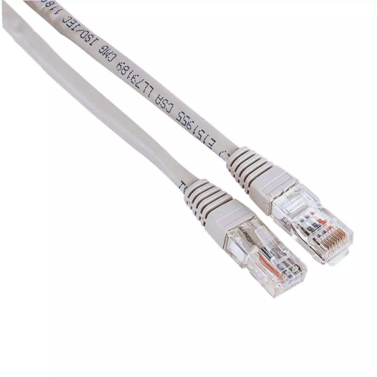 SELECLINE Cable Ethernet RJ45  1M CAT5 - Gris