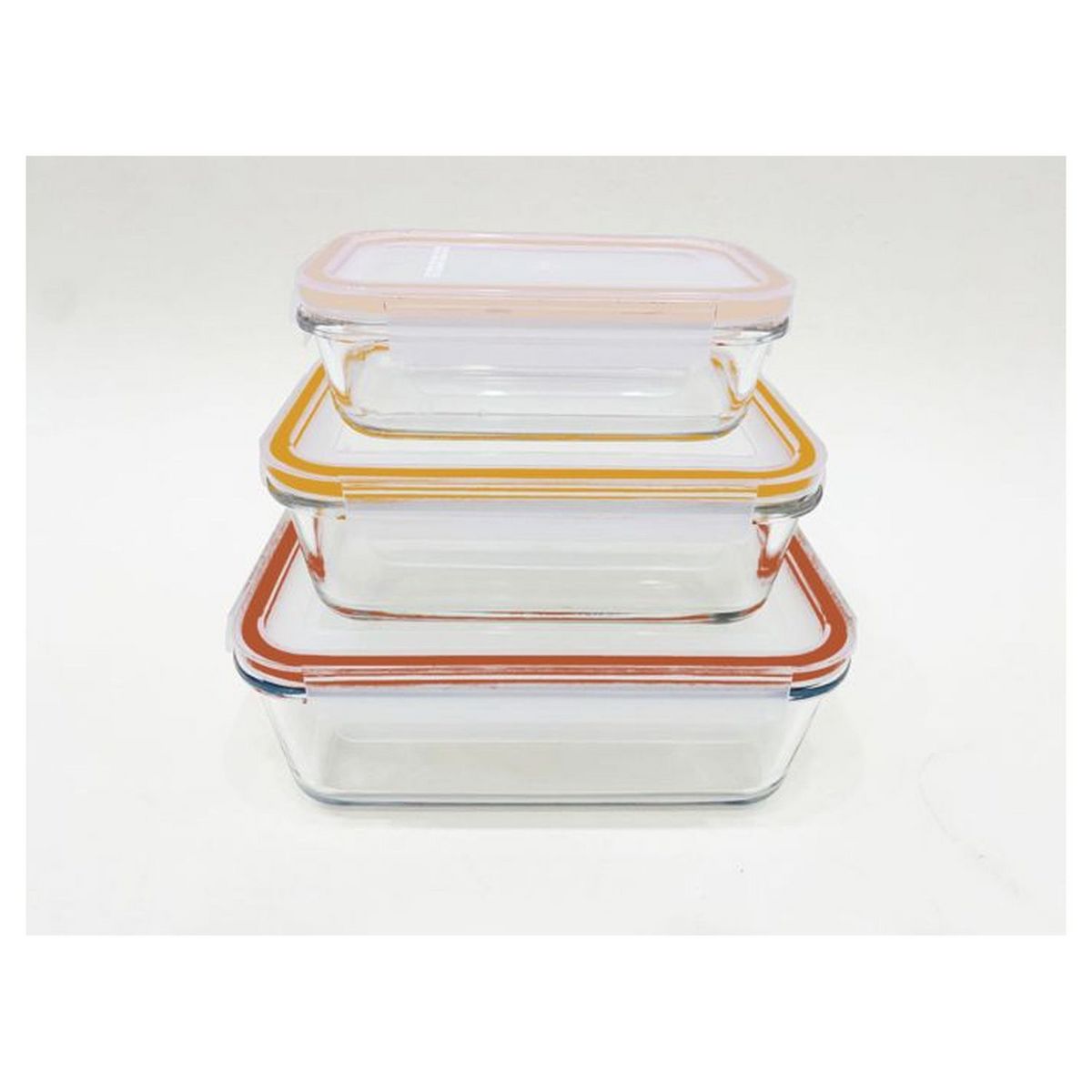 ACTUEL 3 Boites verre rectangles