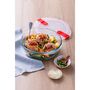 Voir la diapositive 2 : PYREX Plat rond couvercle plastique bout. vapeur 20 cm Pyrex Cook & Heat