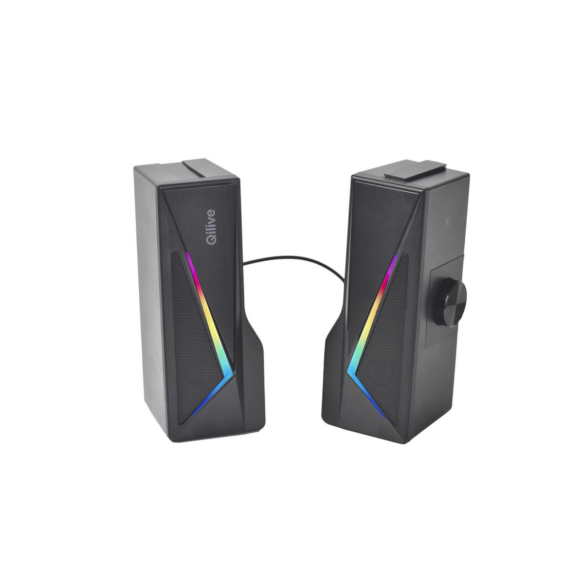 QILIVE Enceinte Gaming 2 en 1 - Noir