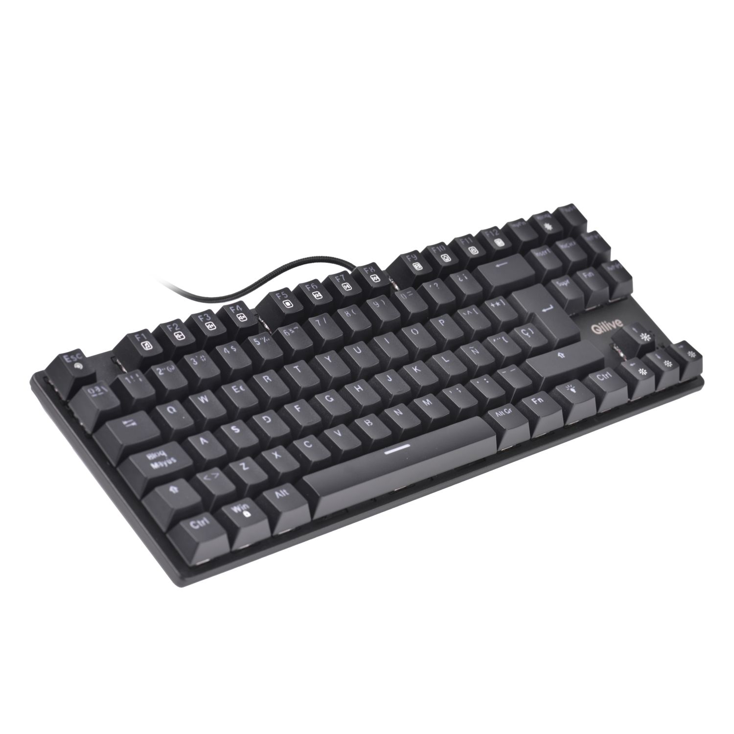 Voir la diapositive 2 : QILIVE Clavier Gaming TKLQ3611 - Noir
