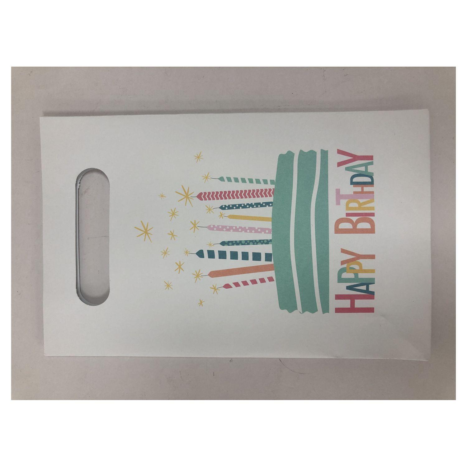 Voir la diapositive 2 : ACTUEL Lot de 6 sacs en papier multicolore
