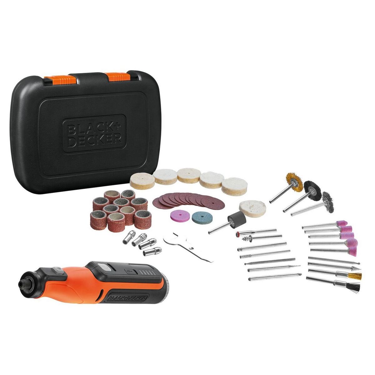 BLACK ET DECKER Malette à outils de précision multifonctions sans fil 7,2 V