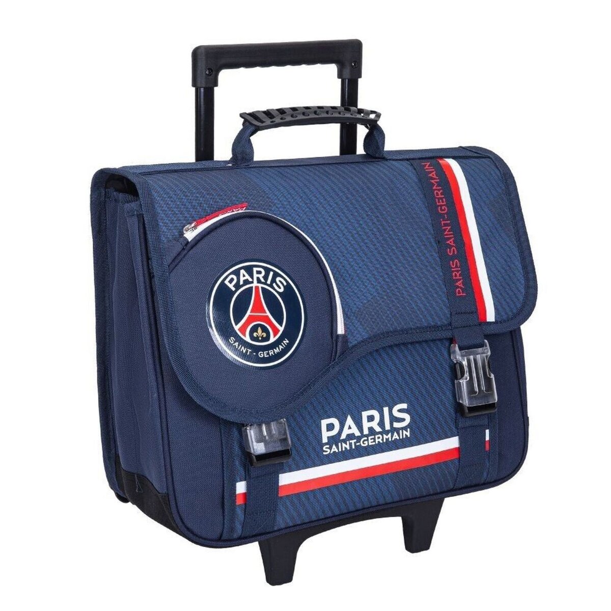 Cartable ?� roulette Bleu PSG pas cher - Auchan.fr