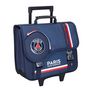 Voir la diapositive 1 : Cartable à roulette Bleu PSG