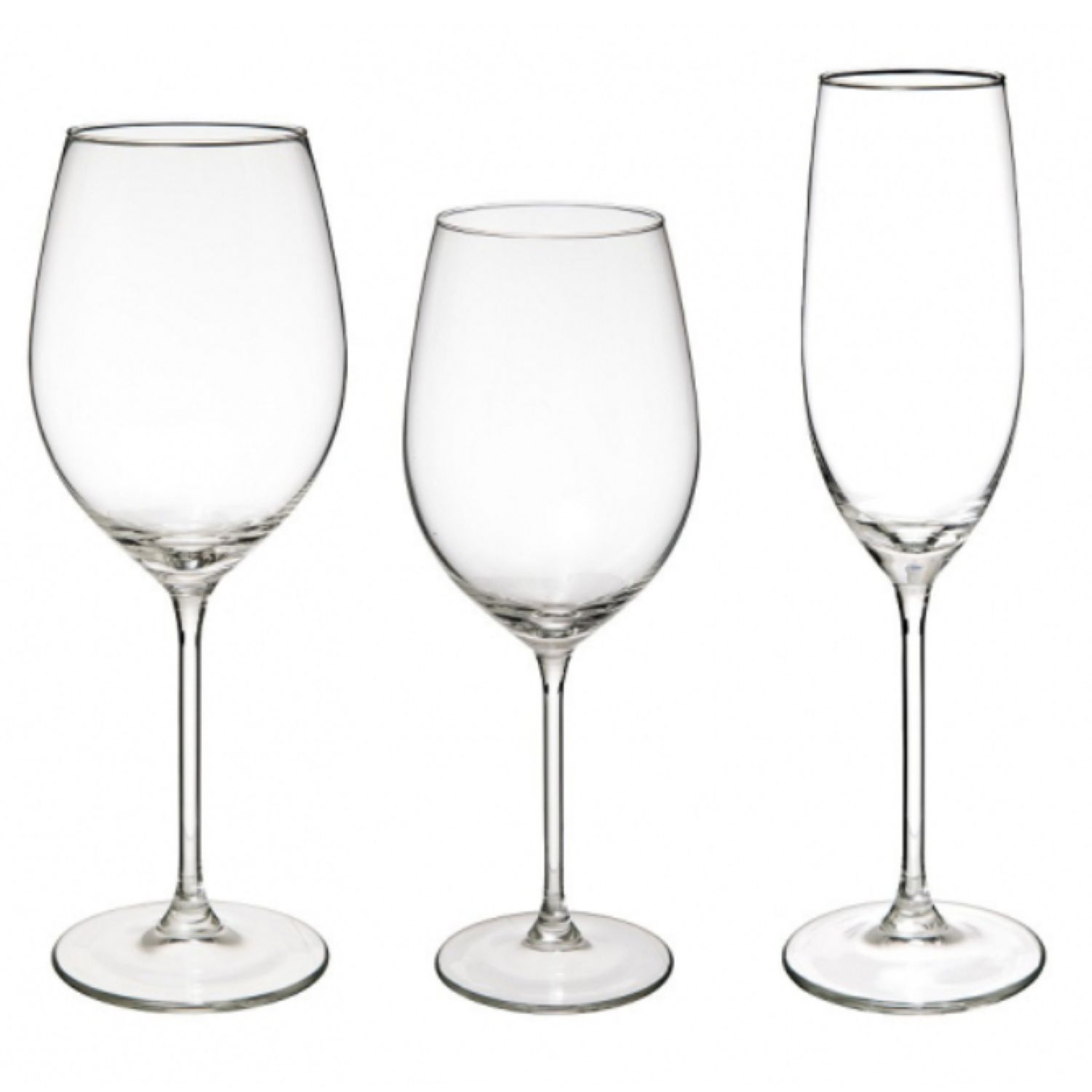 Voir la diapositive 2 : Lot de 18 verres