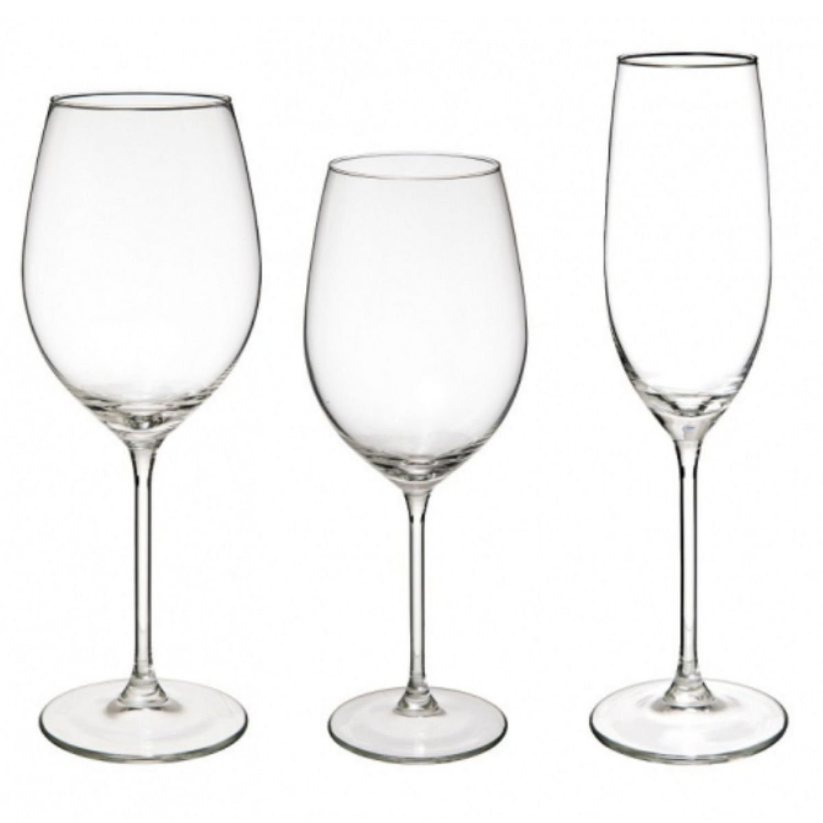 Lot de 18 verres