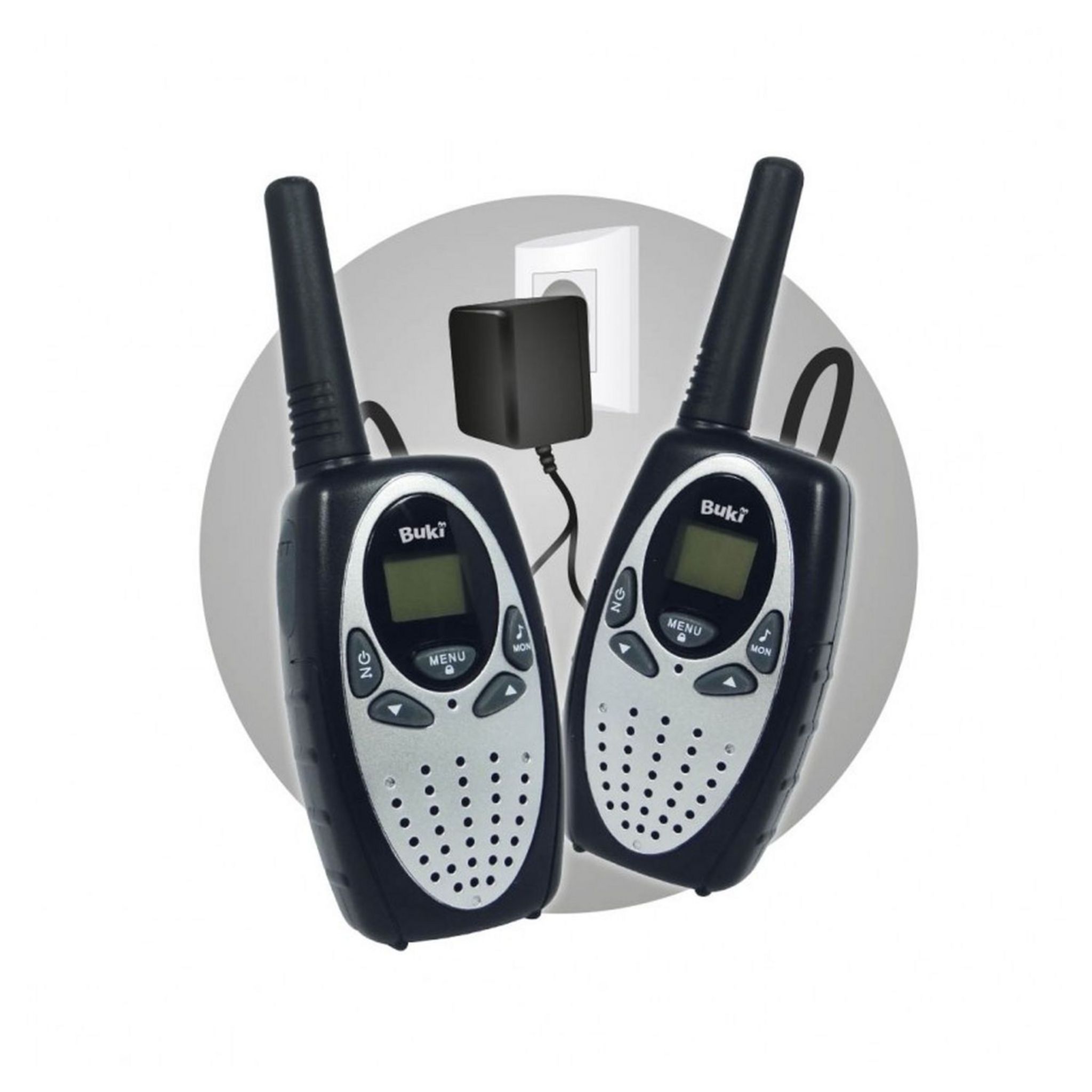 Voir la diapositive 3 : BUKI Talkie Walkie rechargeable