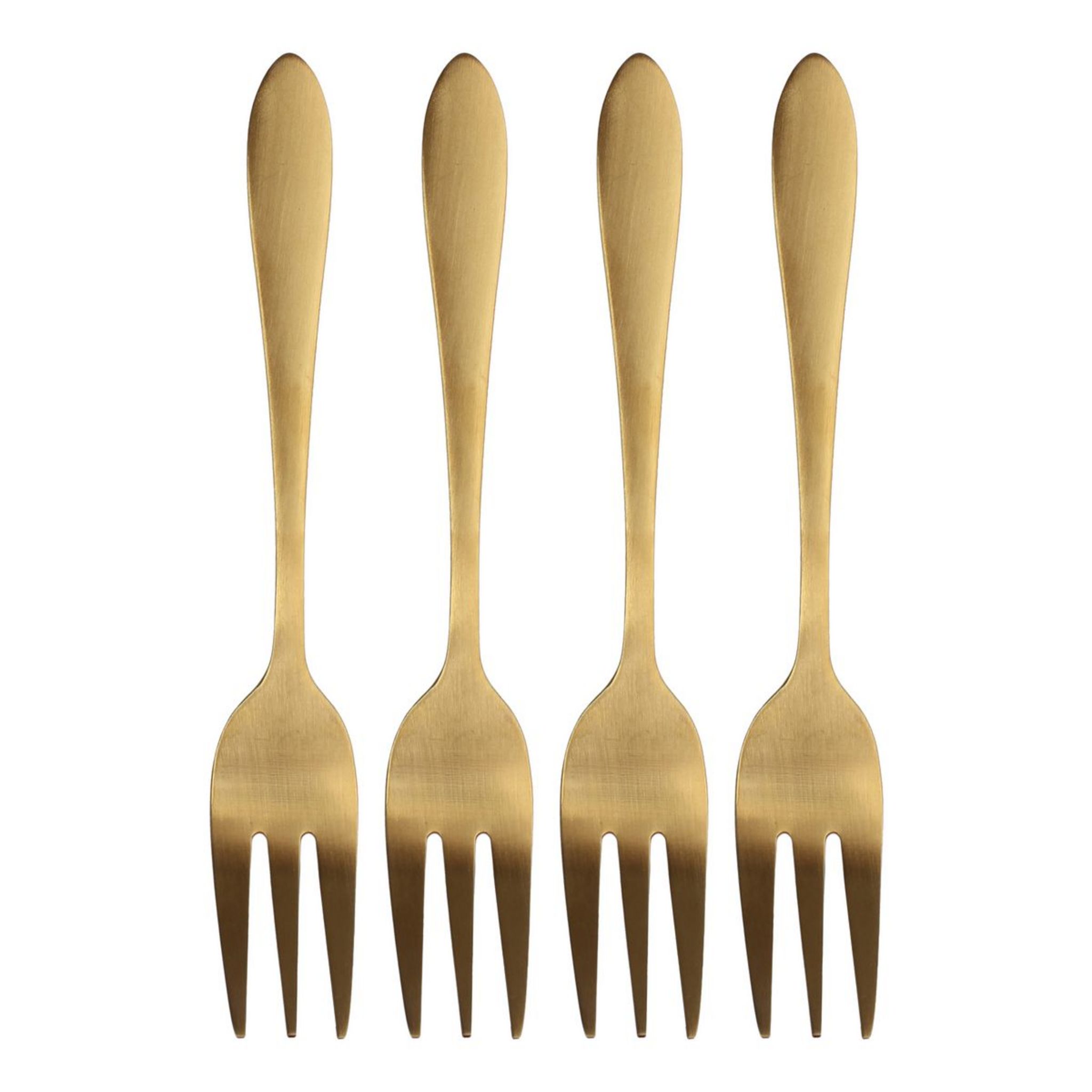 Lot de 12 Fourchettes à dessert en acier inoxydable - L180 mm - Maison