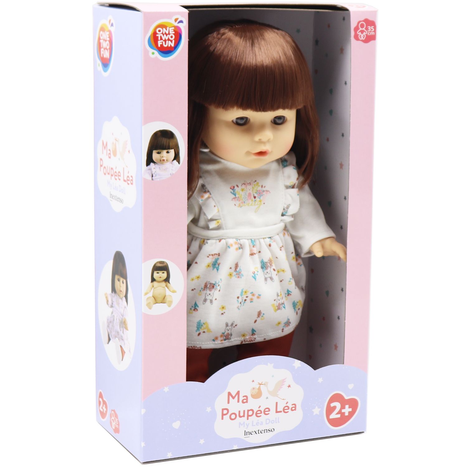 Voir la diapositive 4 : ONE TWO FUN Poupée Léa 35 cm