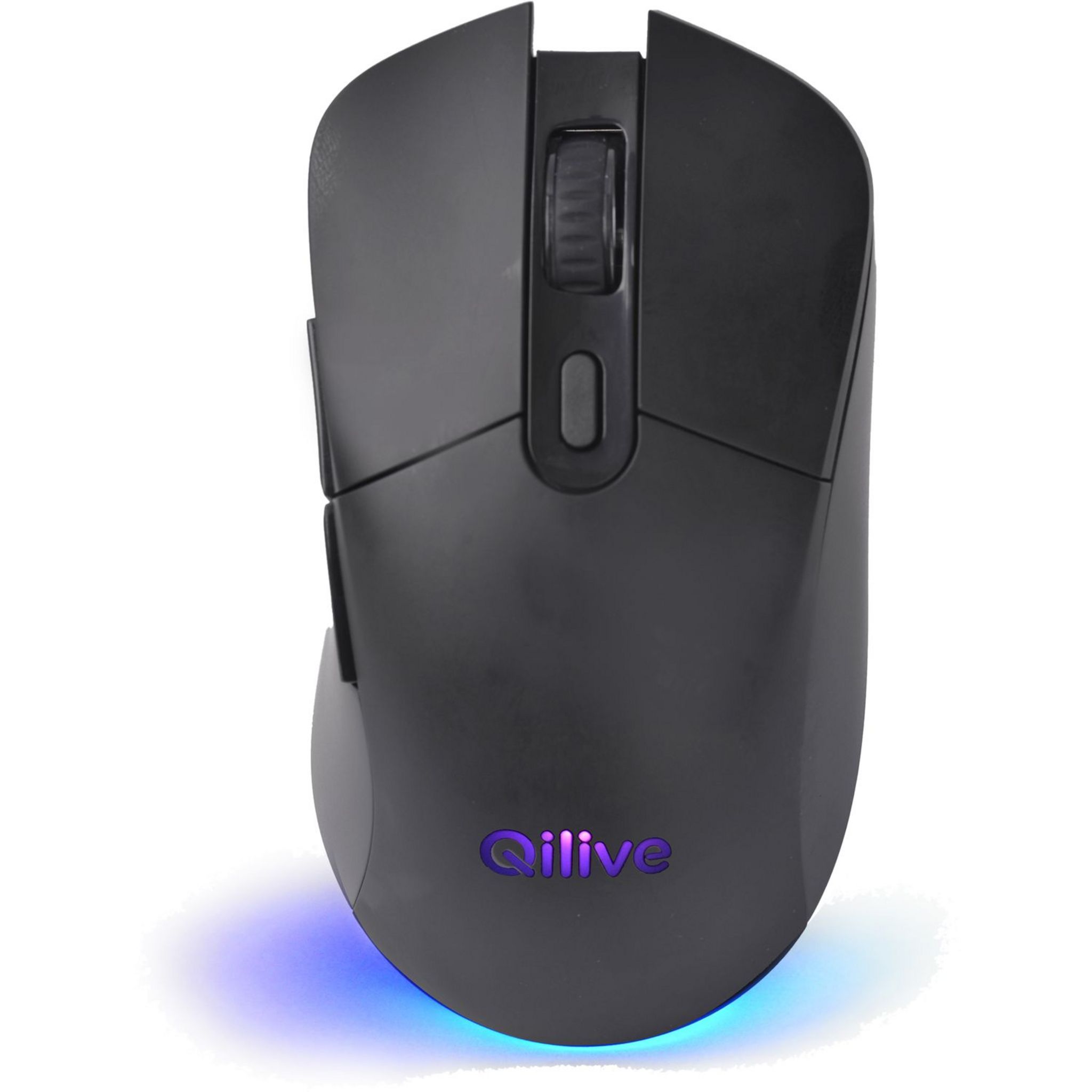 Voir la diapositive 2 : QILIVE Souris GAMING sans fil rechargeable