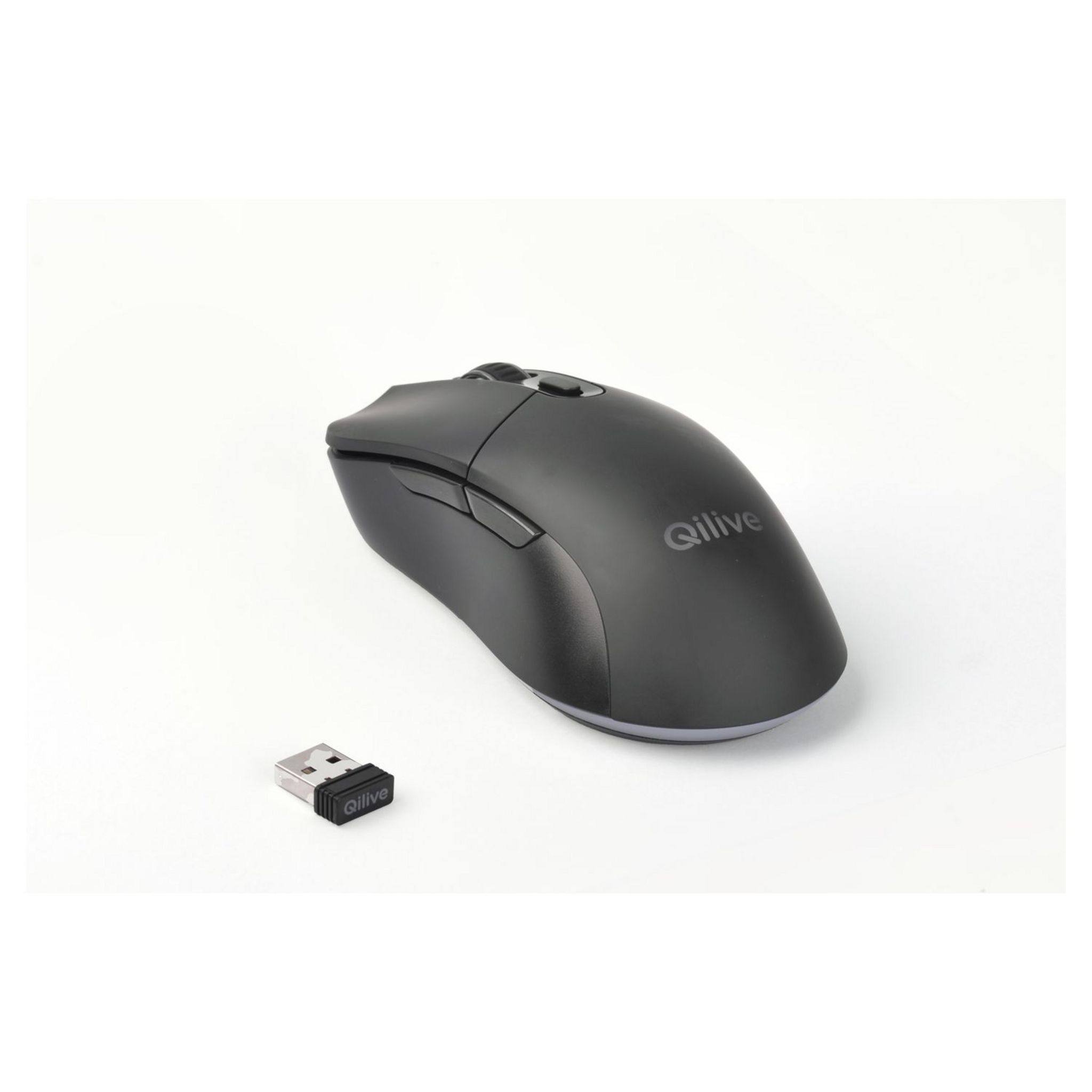 Voir la diapositive 3 : QILIVE Souris GAMING sans fil rechargeable