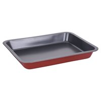 Tefal moule a savarin delibake en acier - ø 19 cm - rouge et gris