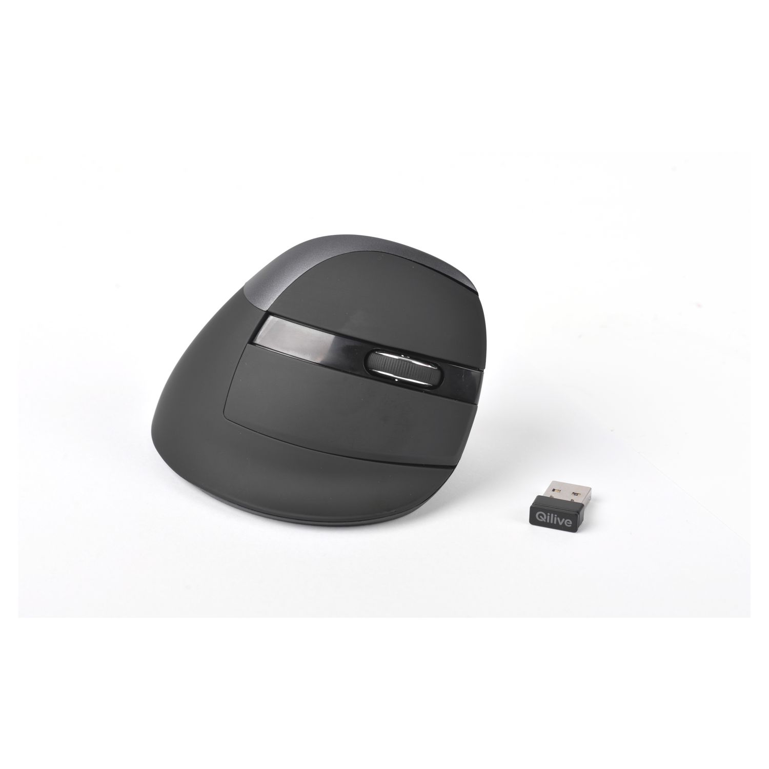 Voir la diapositive 3 : QILIVE Souris sans fil ergonomique