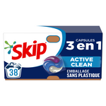 Skip Lessive capsules 3en1 active clean