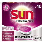 SUN Expert plus Tablettes lave-vaisselle imbattable tout en 1 40 tablettes