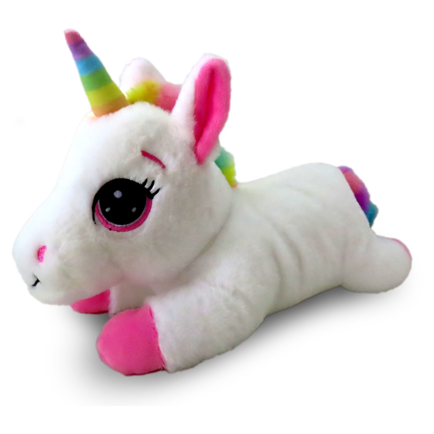 ONE TWO FUN Peluche Licorne Couchée 30 cm
