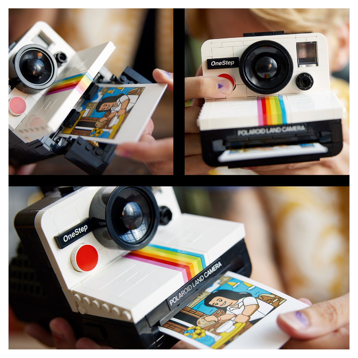 Voir la diapositive 3 : LEGO LEGO Ideas 21345 Appareil Photo Polaroid OneStep SX-70, Maquette à Construire pour Adultes