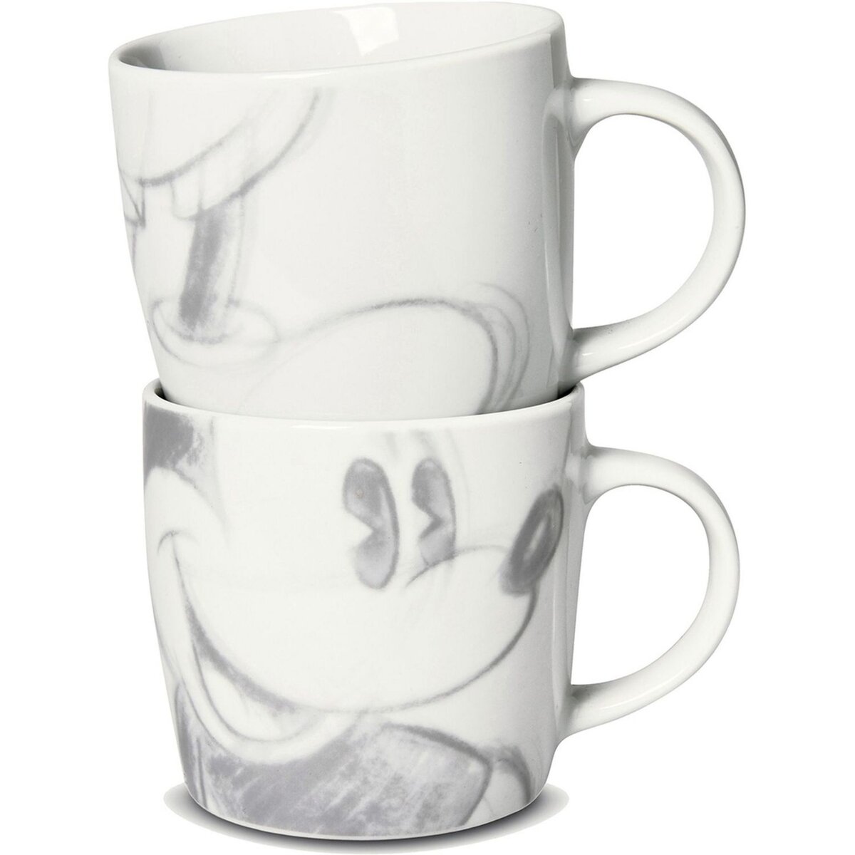DISNEY Set de 2 mugs Mickey et Minnie (volume fixe)
