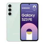 samsung galaxy s23 fe smartphone avec galaxy ai 256 go - vert