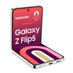 samsung galaxy z flip5 smartphone avec galaxy ai 512go - crème