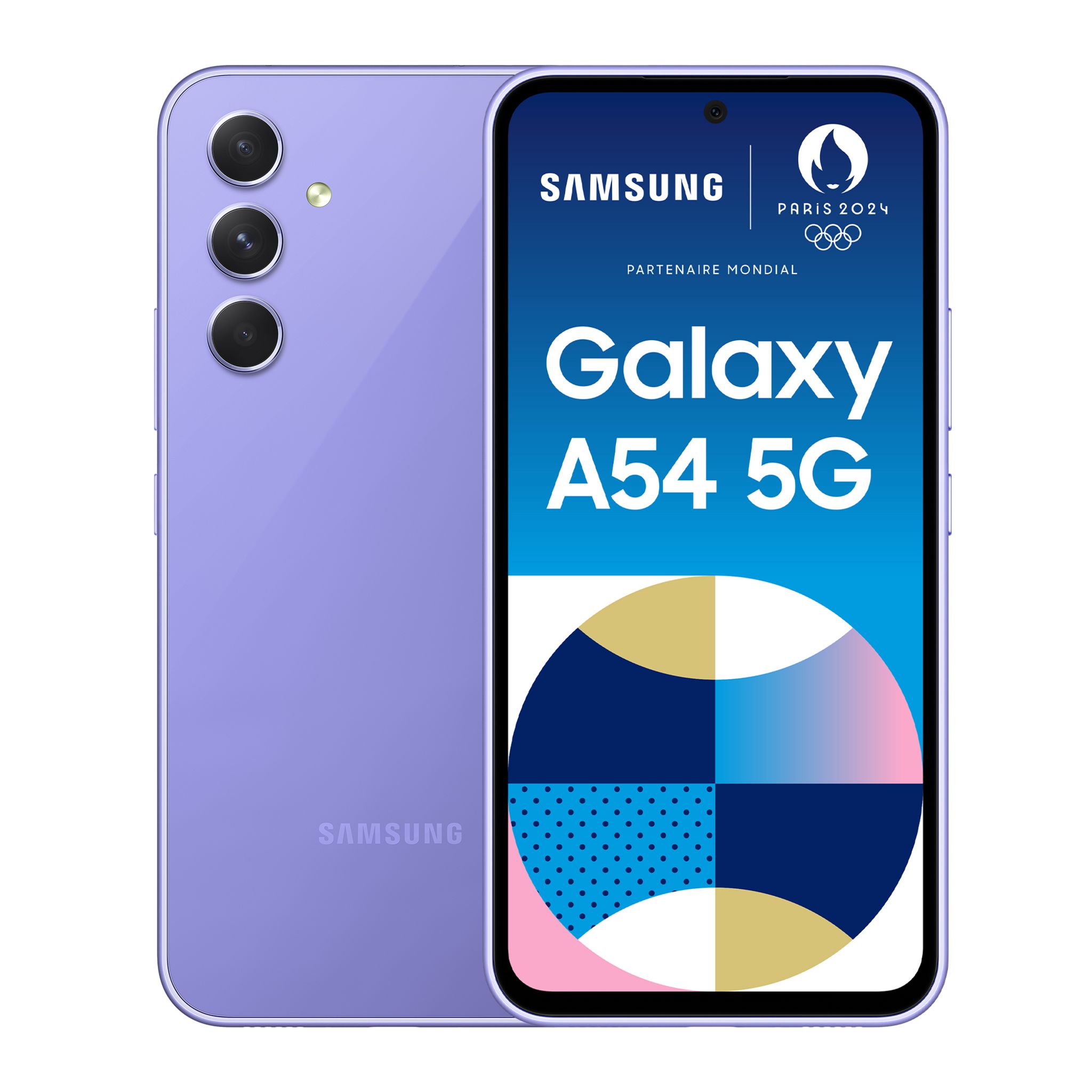 Voir la diapositive 1 : SAMSUNG Galaxy A54 5G 128Go - Lavande
