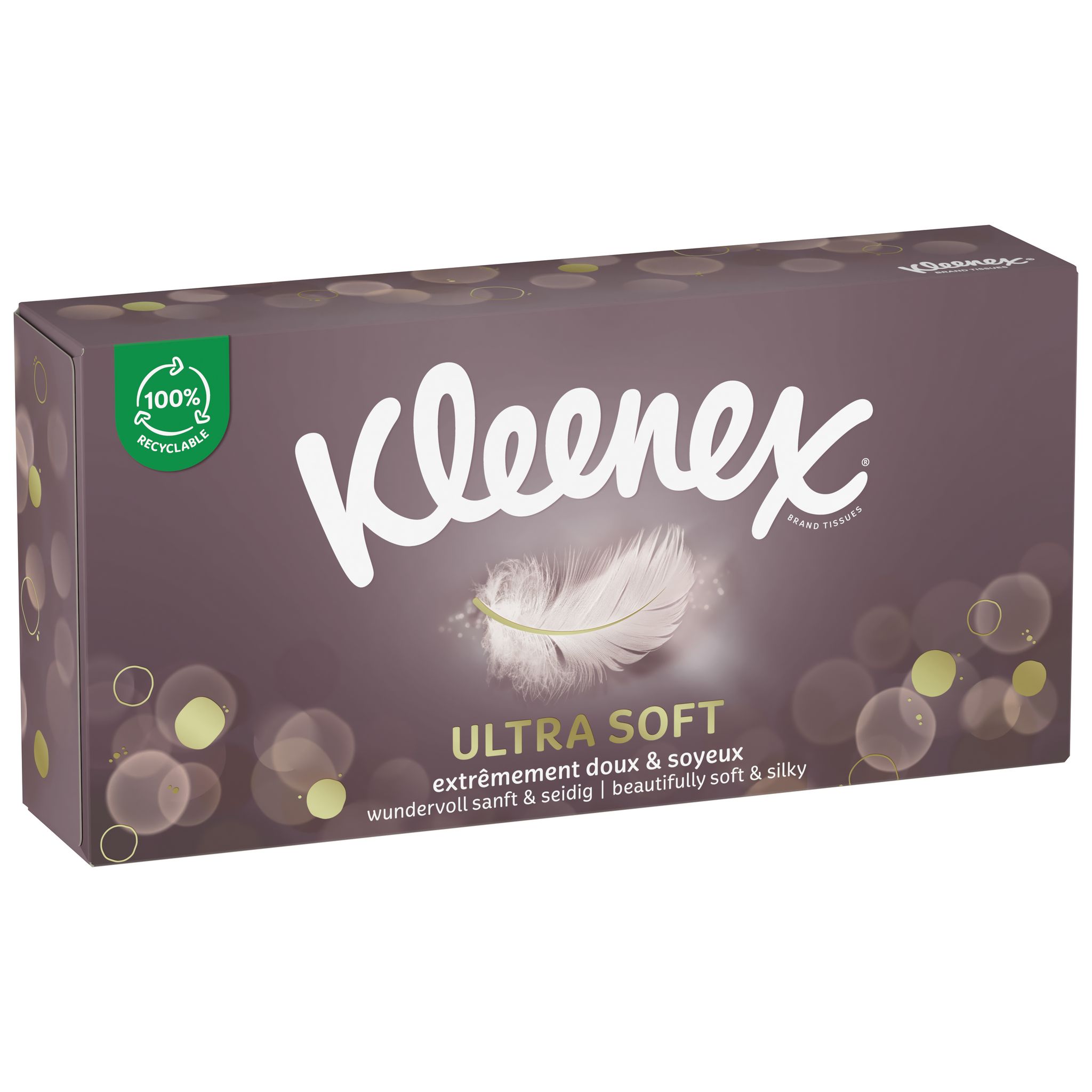 KLEENEX Boîte de mouchoirs ultra soft 3 épaisseurs 64 mouchoirs