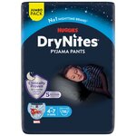 HUGGIES DryNites Sous-vêtements de nuit absorbants pour garçons Disney 4-7 ans (17-30kg) 16 pièces