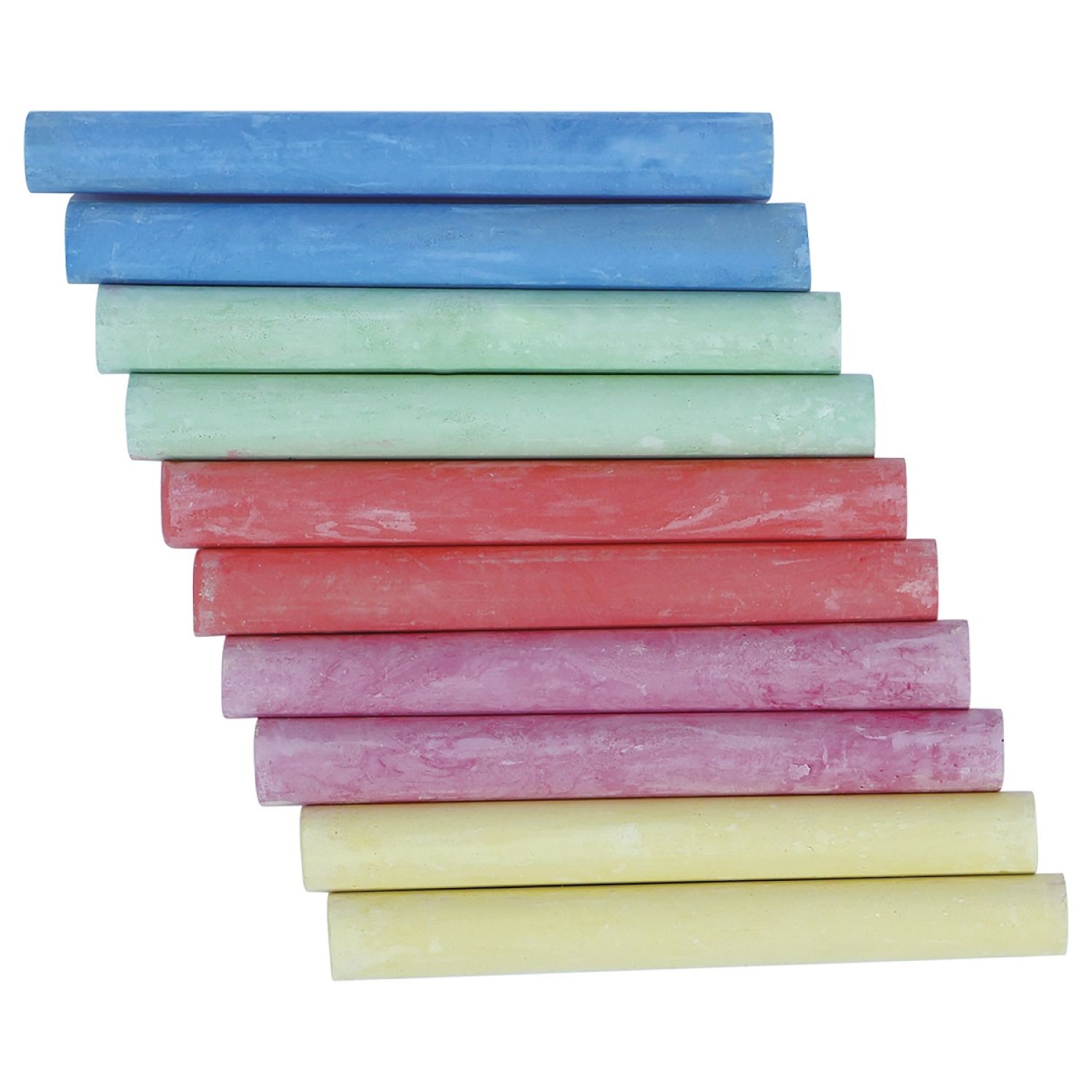 Voir la diapositive 3 : AUCHAN Boite de 10 craies de couleur 3,6g