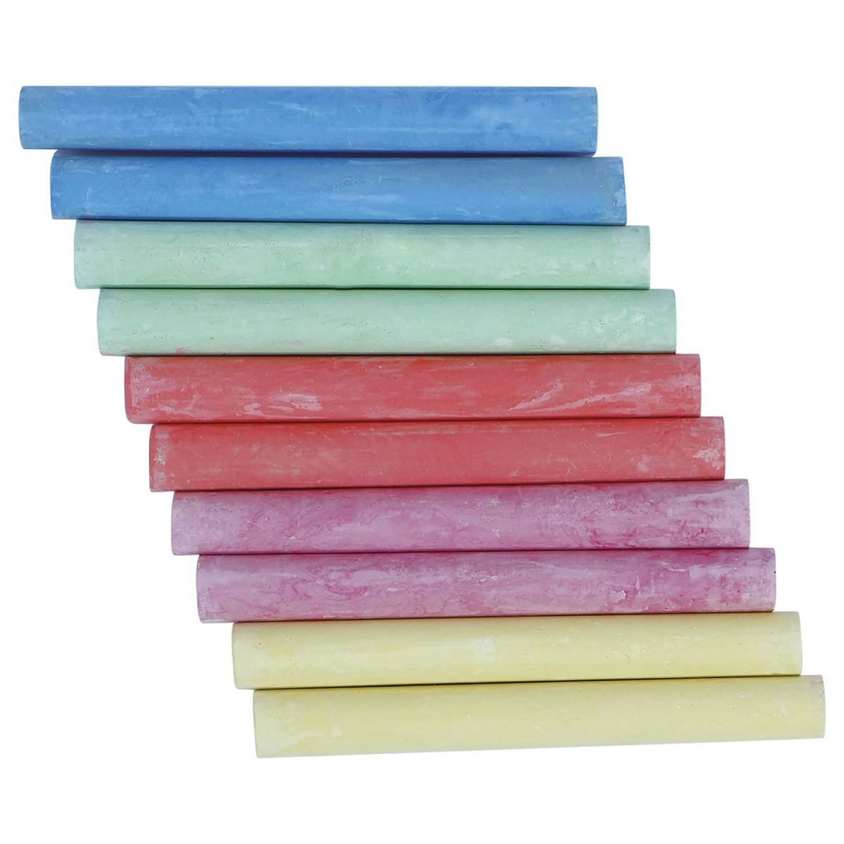 AUCHAN Boite de 10 craies de couleur 3,6g