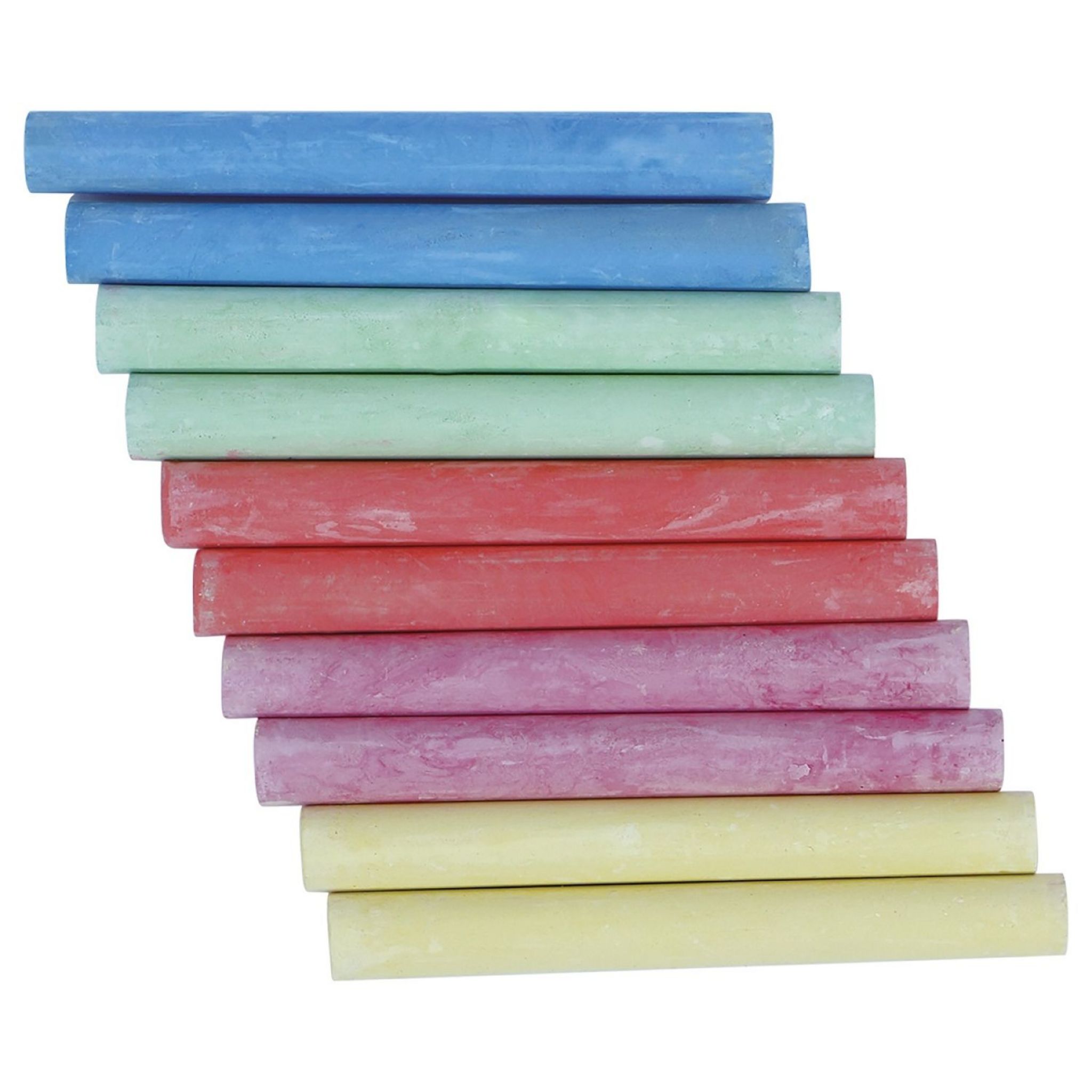 Voir la diapositive 3 : AUCHAN Boite de 10 craies de couleur 3,6g