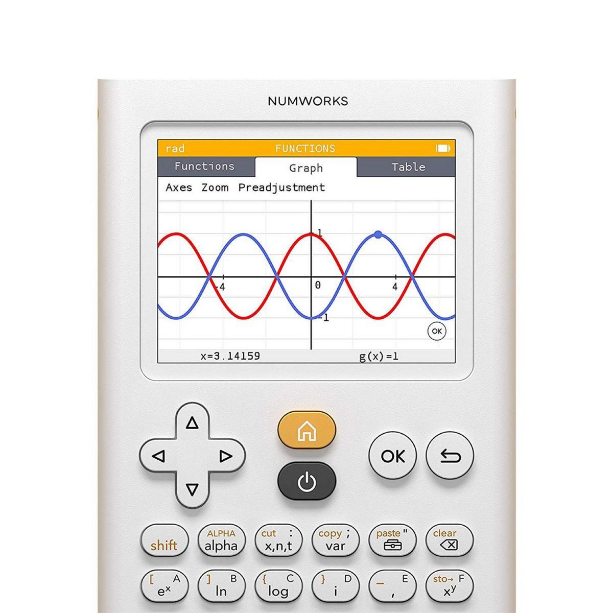 Calculatrice Graphique NumWorks Edition Python Blanche Pas Cher 