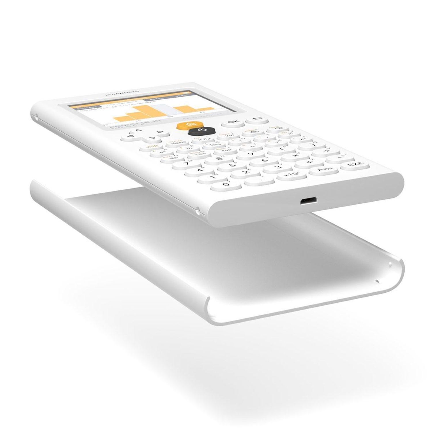 Voir la diapositive 3 : Calculatrice graphique NumWorks - Edition Python - blanche